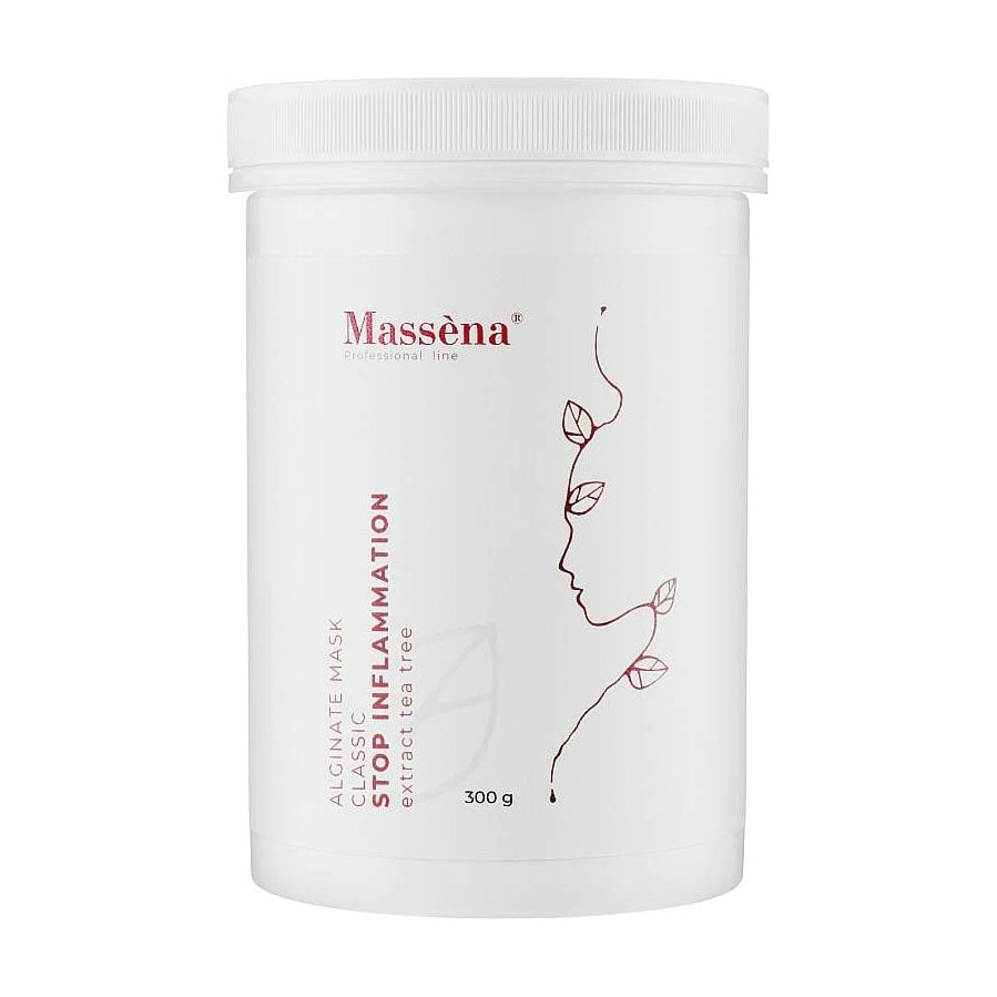 Альгінатна маска для обличчя Massena Alginate Mask Classic Stop Inflammation з олією чайного дерева, 300 г